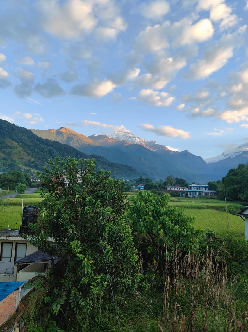 Yoga Ashram Nepal Himalayan Landscape